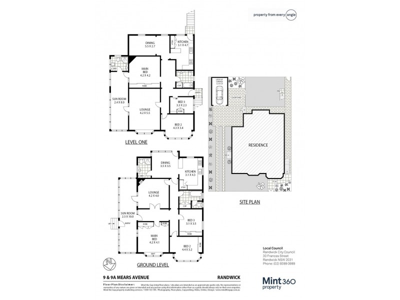 9 and 9A Mears Avenue, Randwick NSW 2031 Floorplan