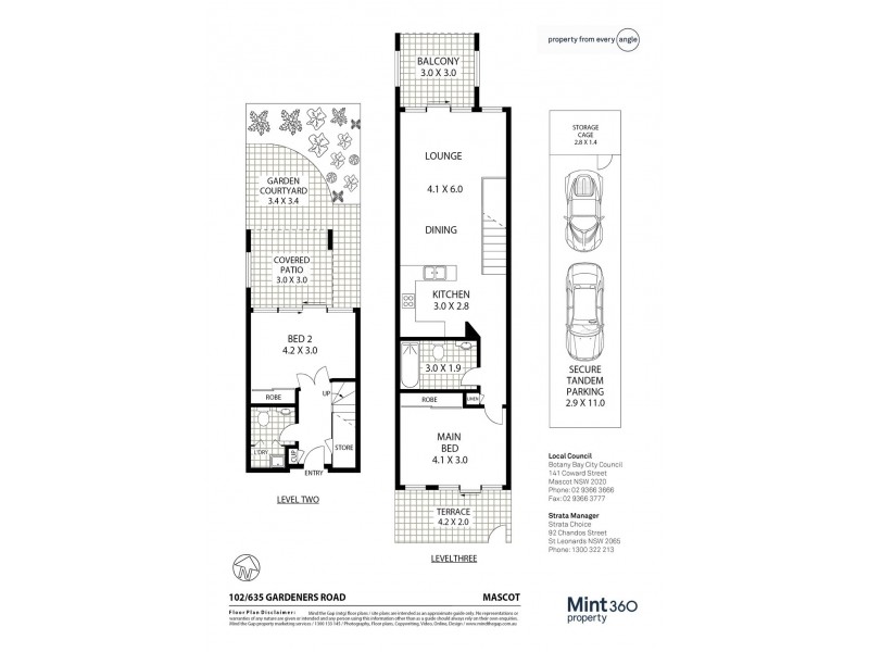 102/635 Gardeners Road, Mascot NSW 2020 Floorplan