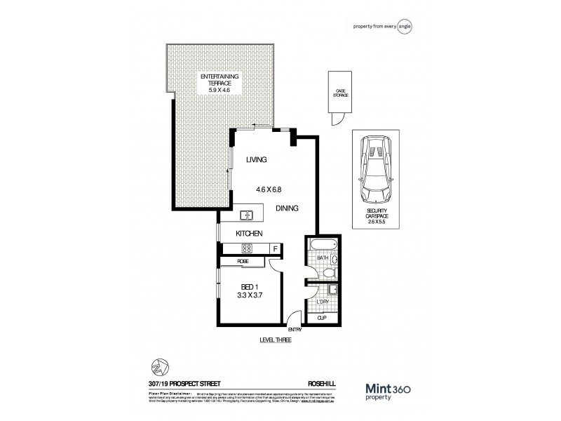 307/19 Prospect Street, Rosehill NSW 2142 Floorplan