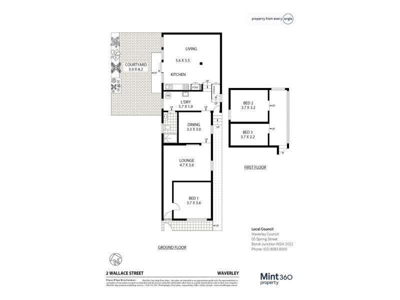 2 Wallace Street, Waverley NSW 2024 Floorplan