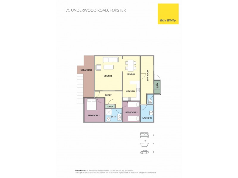 71 Underwood Road, Forster NSW 2428 Floorplan