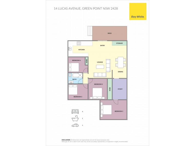 14 Lucas Avenue, Green Point NSW 2428 Floorplan