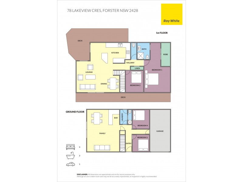 78 Lakeview Crescent, Forster NSW 2428 Floorplan