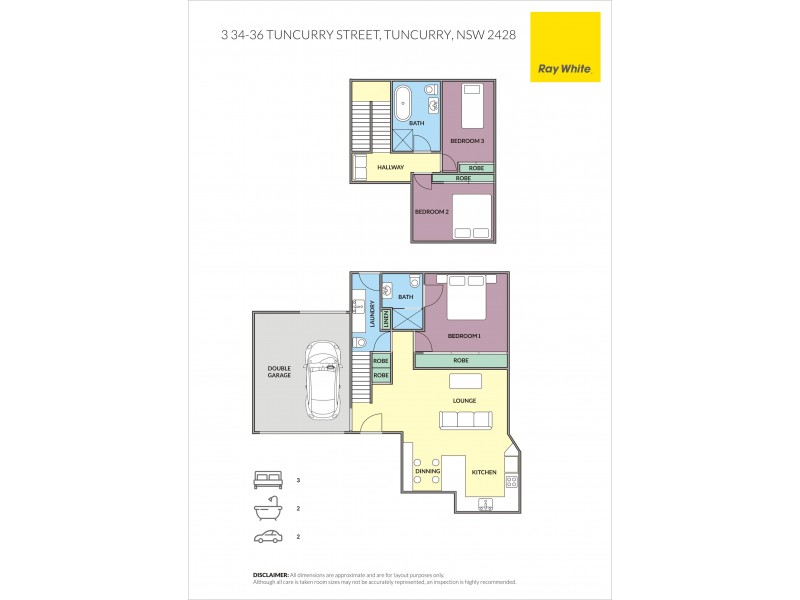 3/34-36 Tuncurry Street, Tuncurry NSW 2428 Floorplan