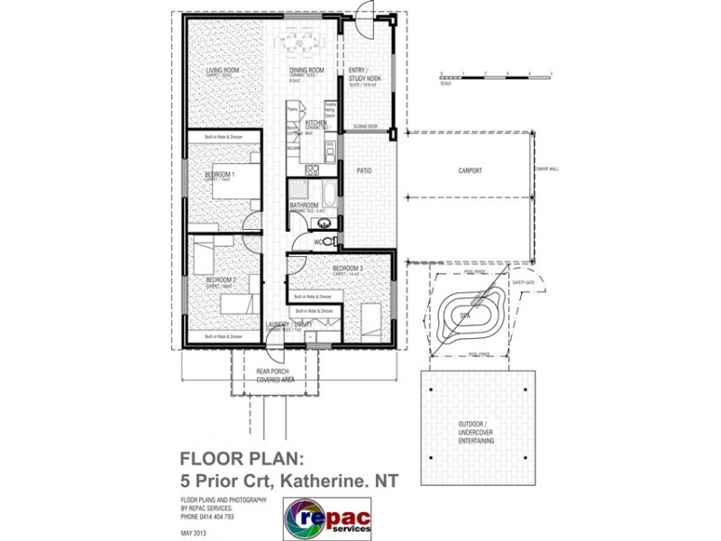 5 Prior Court, Katherine NT 0850 Floorplan