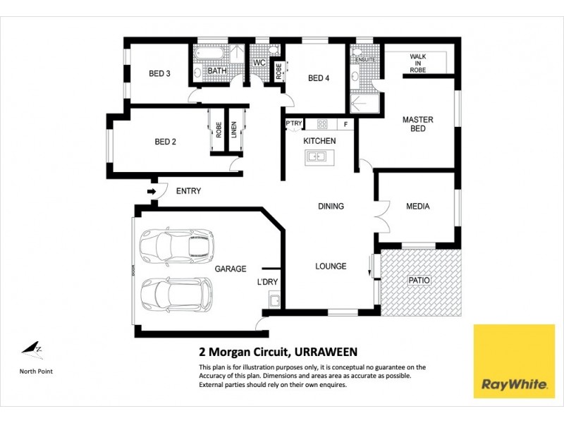 2 Morgan Circuit, Urraween QLD 4655 Floorplan