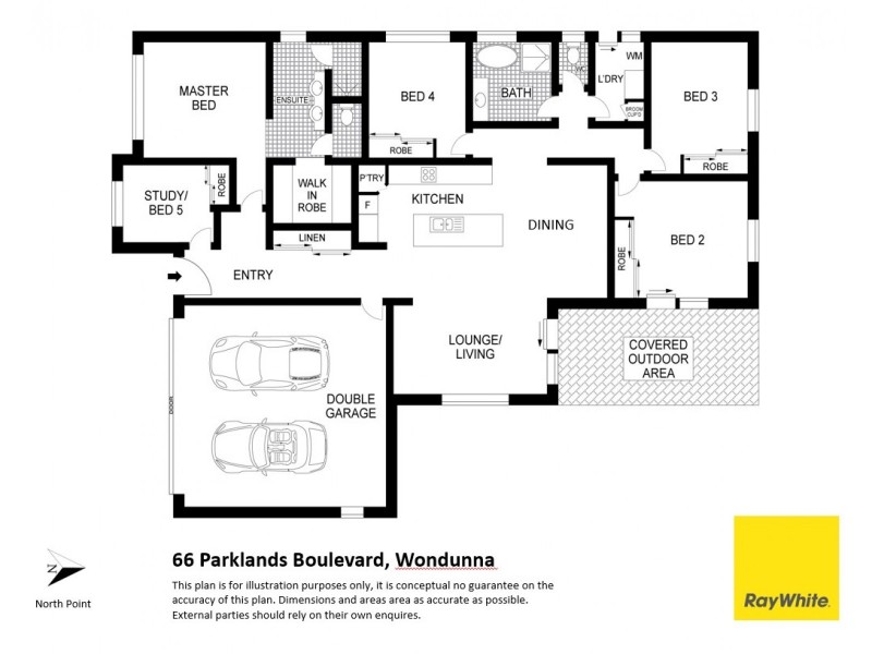 66 Parklands Boulevard, Wondunna QLD 4655 Floorplan