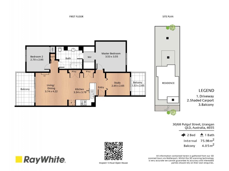 30/68 Pulgul Street, Urangan QLD 4655 Floorplan