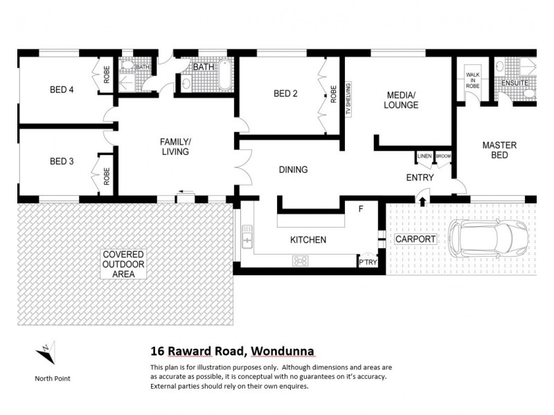16 Raward Road, Wondunna QLD 4655 Floorplan