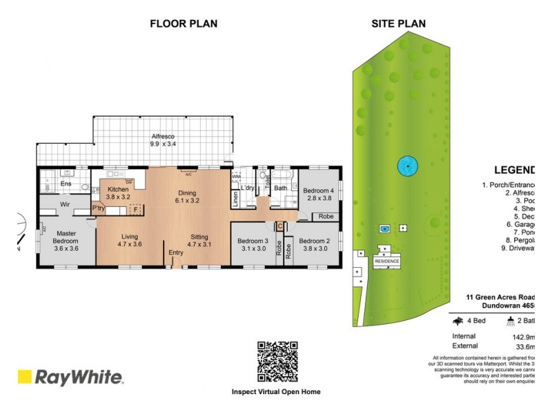 11 Green Acres Road, Dundowran QLD 4655 Floorplan