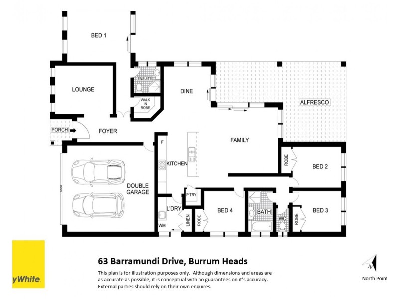 63 Barramundi Drive, Burrum Heads QLD 4659 Floorplan