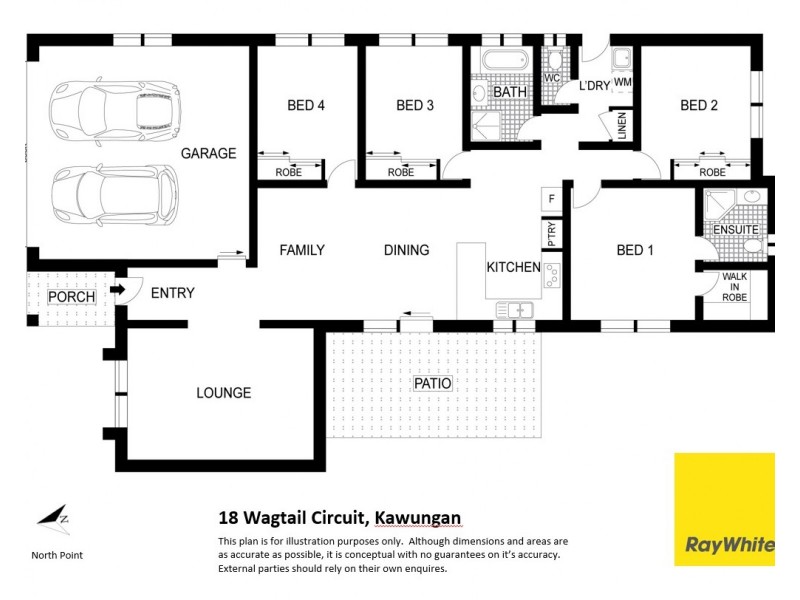 18 Wagtail Circuit, Kawungan QLD 4655 Floorplan