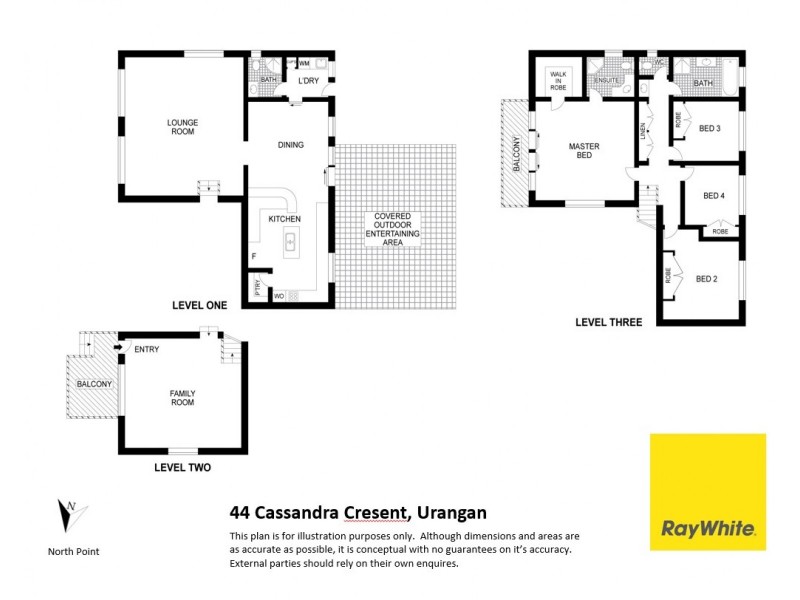 44 Cassandra Crescent, Urangan QLD 4655 Floorplan