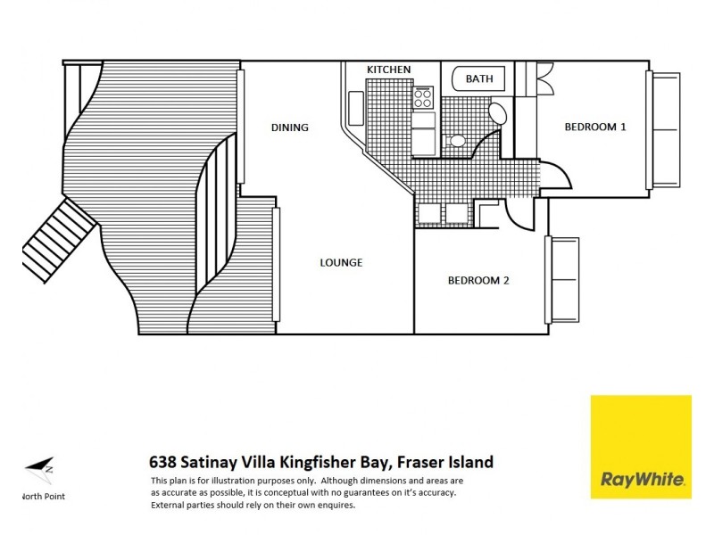 638 Satinay Villa, Kingfisher Bay Village, Fraser Island QLD 4581 Floorplan