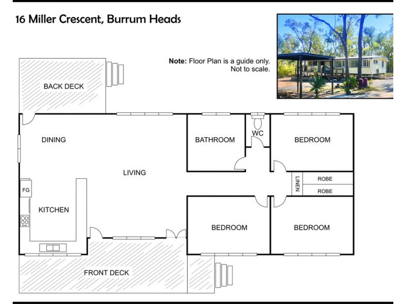 16 Miller Crescent, Burrum Heads QLD 4659 Floorplan