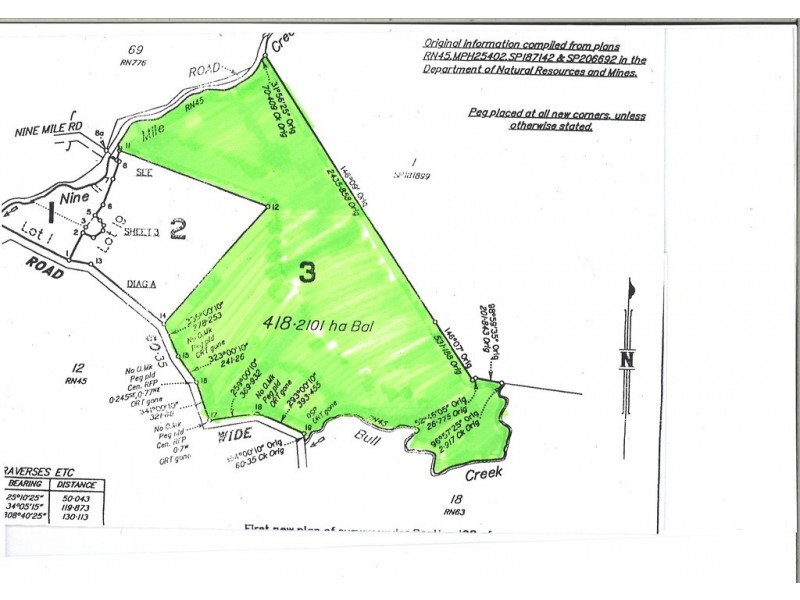 Lot 3 Nine Mile Road, Nine Mile Creek QLD 4714