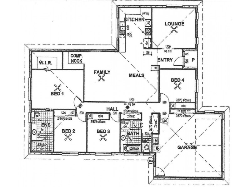 13 Violet Drive, Gracemere QLD 4702 Floorplan