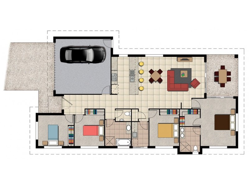 4 Belltrees Place, Gracemere QLD 4702 Floorplan