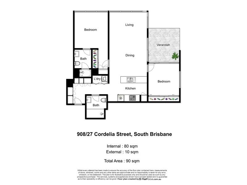 908/27 Cordelia Street, South Brisbane QLD 4101