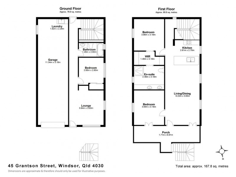 45 Grantson Street, Windsor QLD 4030 Floorplan