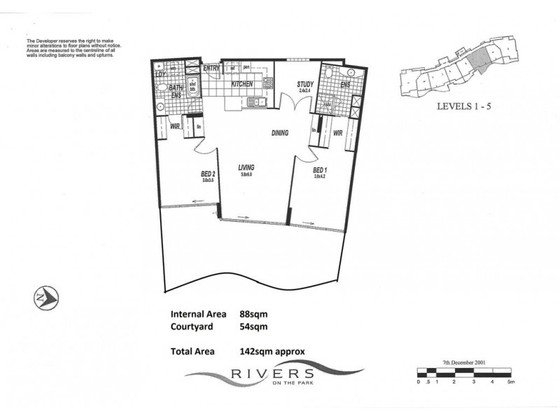 106/8 Land Street, Toowong QLD 4066 Floorplan