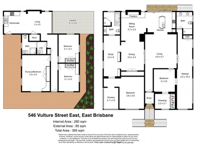 546 Vulture Street, East Brisbane QLD 4169 Floorplan