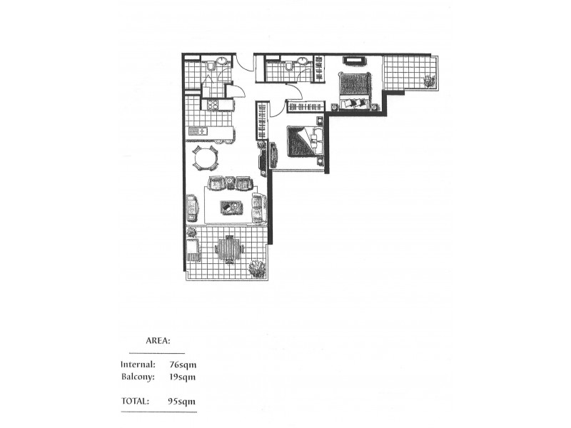 3005/79 Albert Street, Brisbane City QLD 4000 Floorplan