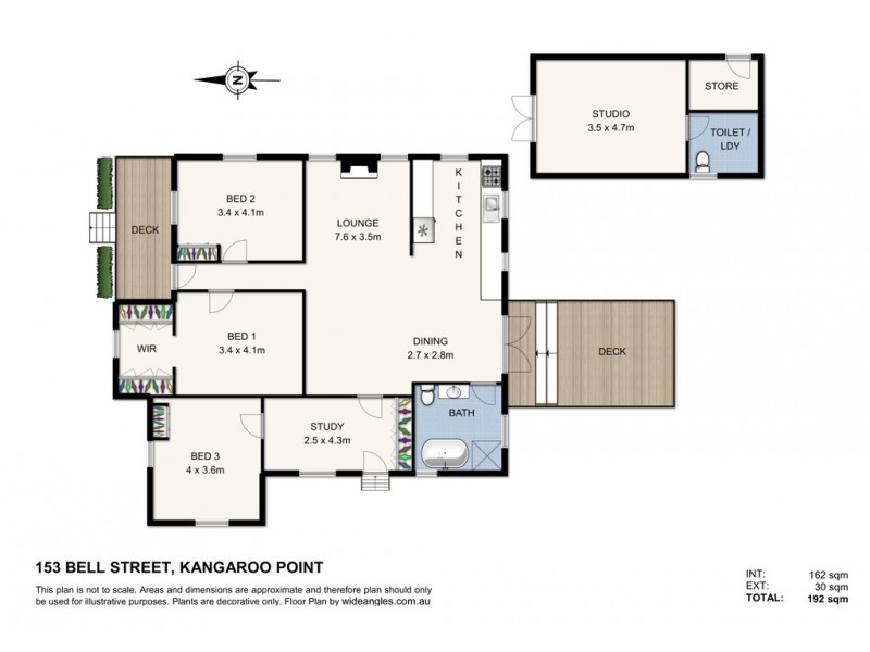 153 Bell Street, Kangaroo Point QLD 4169 Floorplan