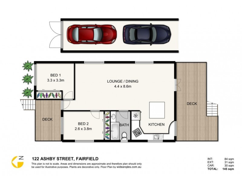 122 Ashby Street, Fairfield QLD 4103 Floorplan