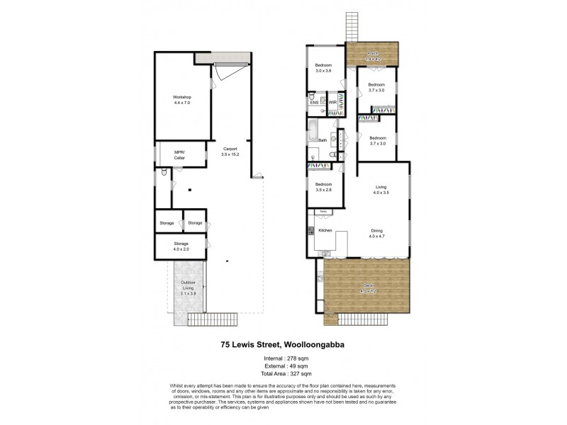 75 Lewis Street, Woolloongabba QLD 4102 Floorplan