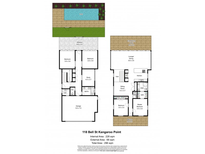 118 Bell Street, Kangaroo Point QLD 4169 Floorplan