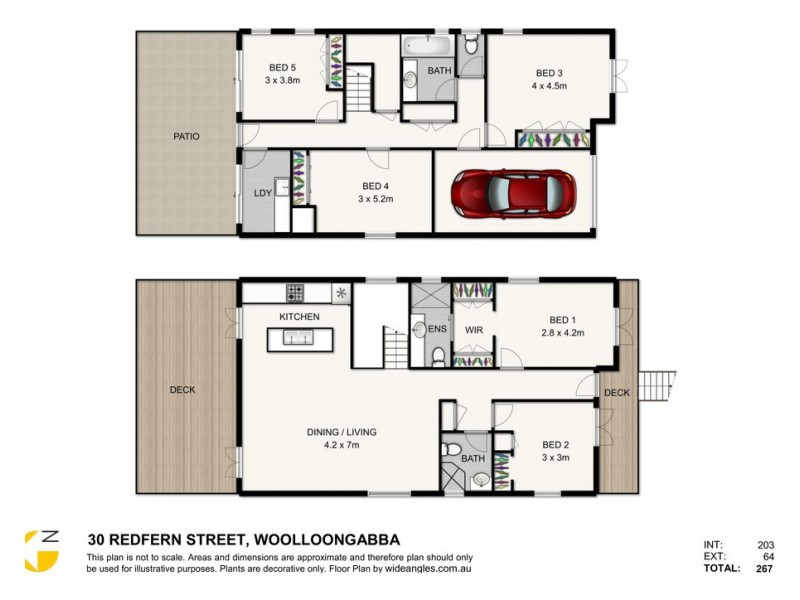 30 Redfern Street, Woolloongabba QLD 4102 Floorplan