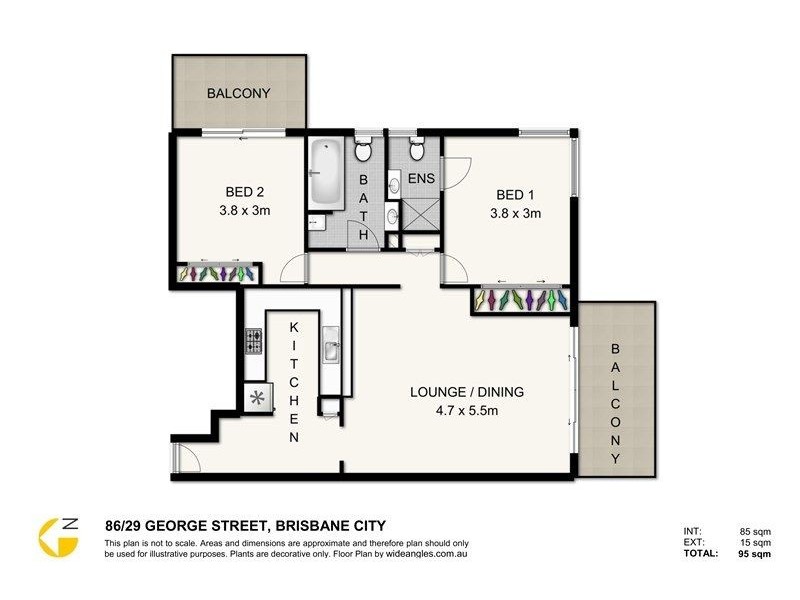 86/29 George Street,, Brisbane City QLD 4000