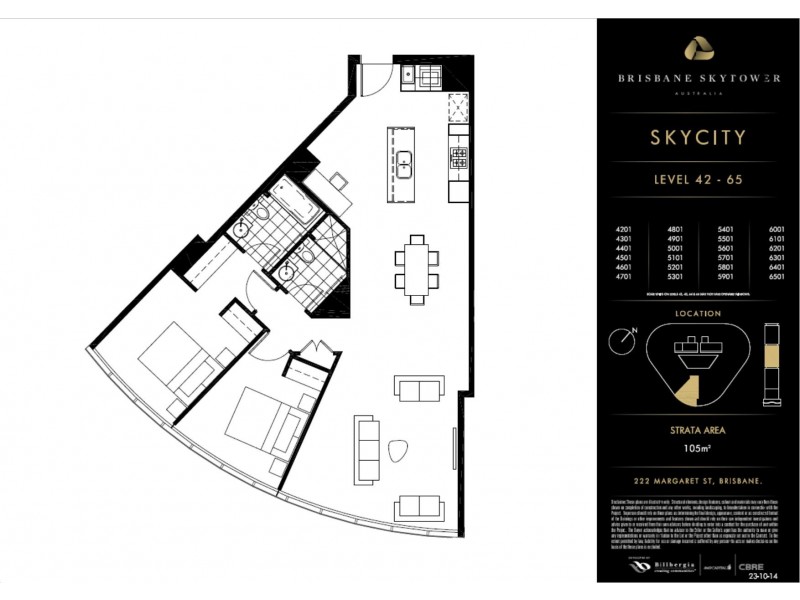 6401/222 Margaret Street, Brisbane City QLD 4000