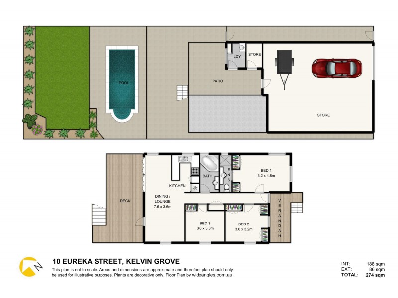10 Eureka Street, Kelvin Grove QLD 4059 Floorplan