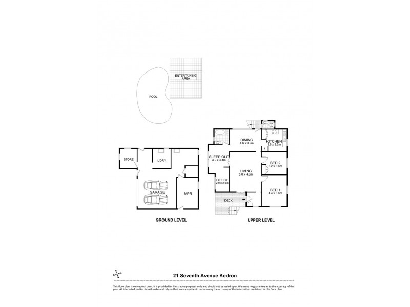 21 Seventh Avenue, Kedron QLD 4031 Floorplan