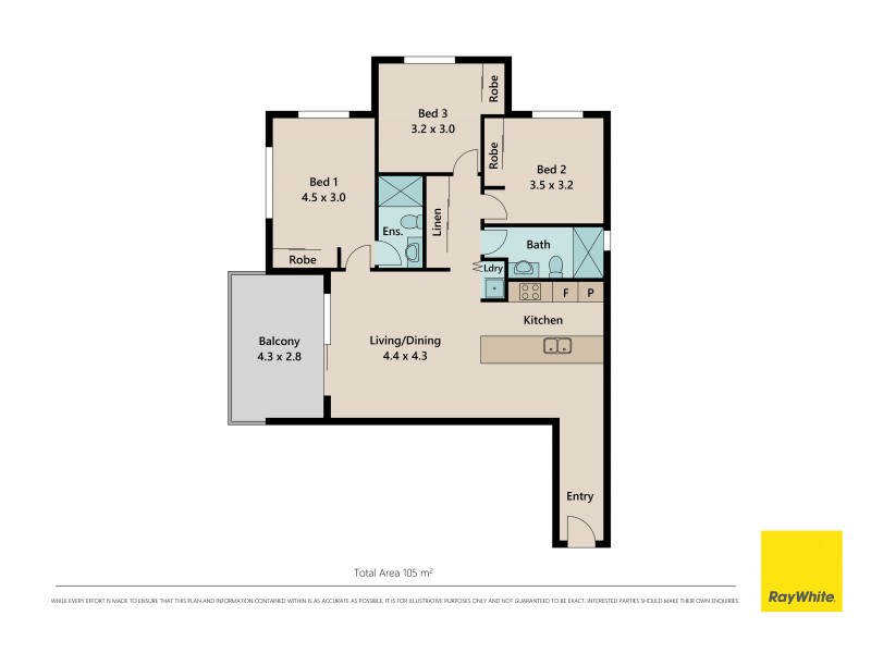 511/6 Exford Street, Brisbane City QLD 4000 Floorplan