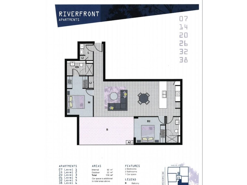 7/48 Kurilpa Street, West End QLD 4101 Floorplan