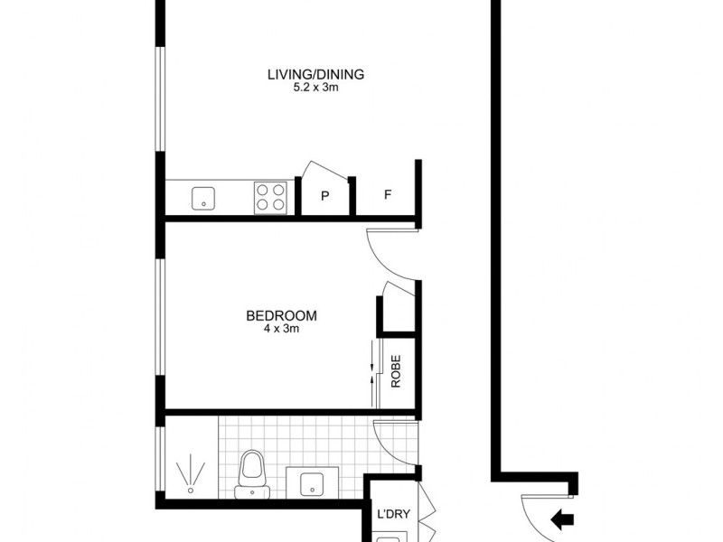 20606/28 Merivale Street, South Brisbane QLD 4101 Floorplan