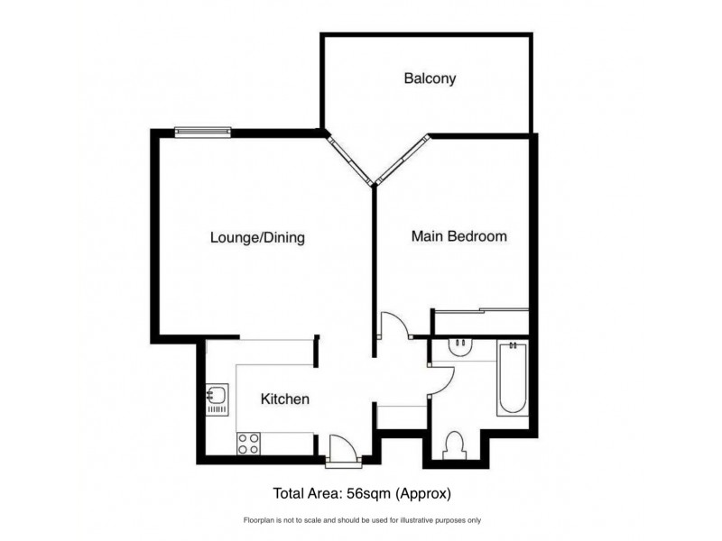 2804/95 Charlotte Street, Brisbane City QLD 4000 Floorplan