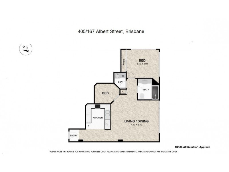 167 Albert Street, Brisbane City QLD 4000 Floorplan