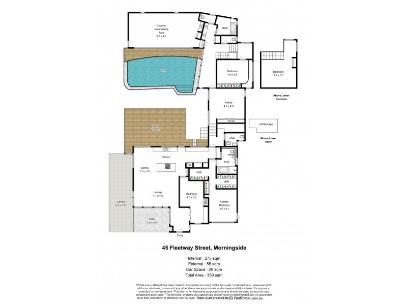 45 Fleetway Street, Morningside QLD 4170 Floorplan