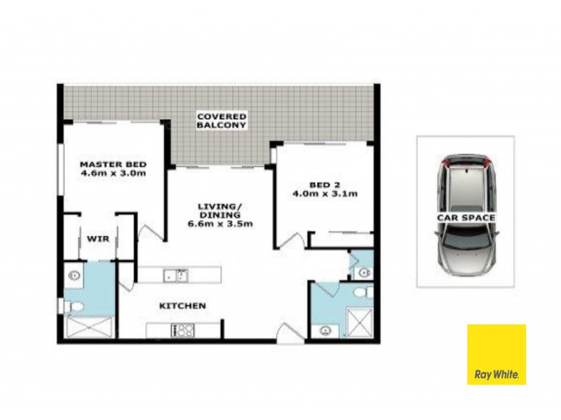 2043/9 Edmondstone Street, South Brisbane QLD 4101 Floorplan