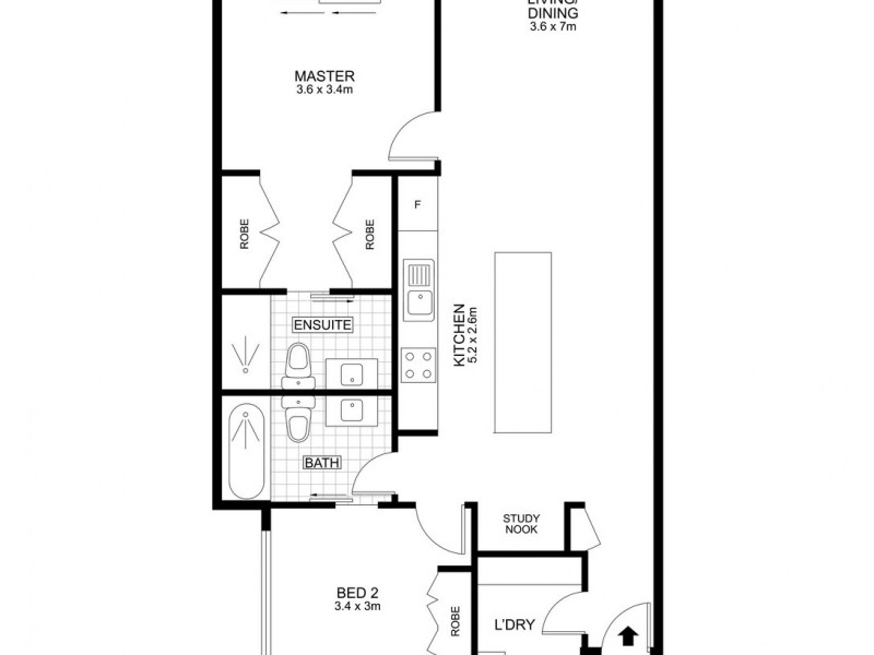 104/21 Buchanan Street, West End QLD 4101 Floorplan