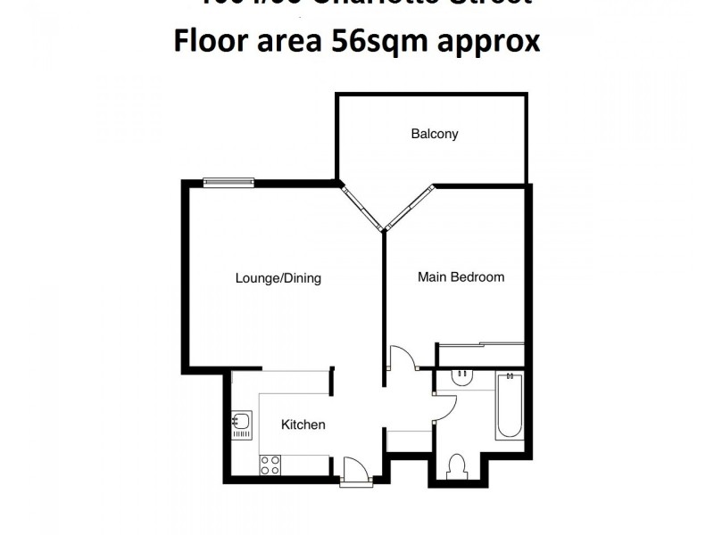 1004/95 Charlotte Street, Brisbane City QLD 4000 Floorplan