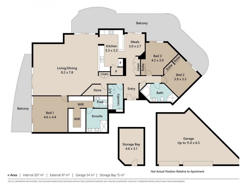 42/410 Stanley Street, South Bank QLD 4101 Floorplan