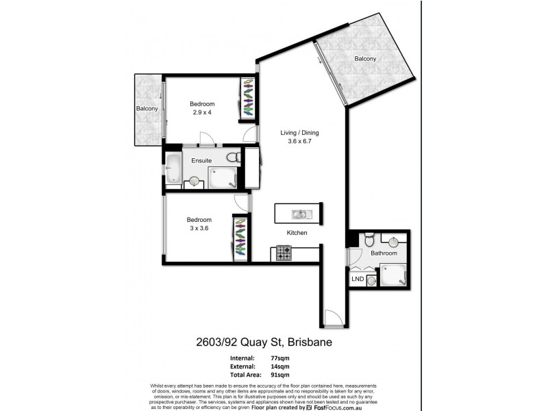 2603/92 Quay Street, Brisbane City QLD 4000