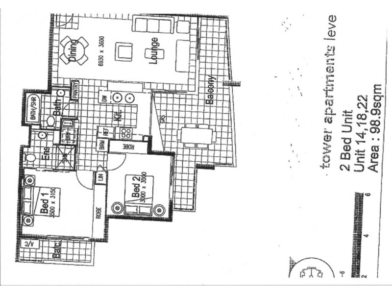 14/153 Lambert Street, Kangaroo Point QLD 4169 Floorplan