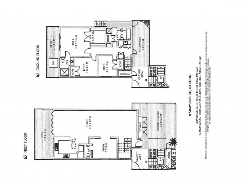 8 Simpsons Road, Bardon QLD 4065 Floorplan