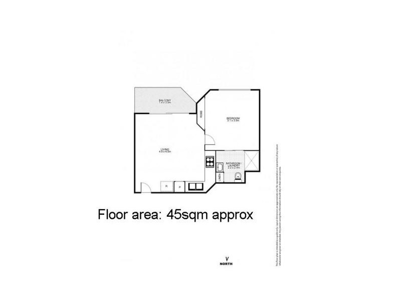 1303/160 Roma Street, Brisbane City QLD 4000 Floorplan